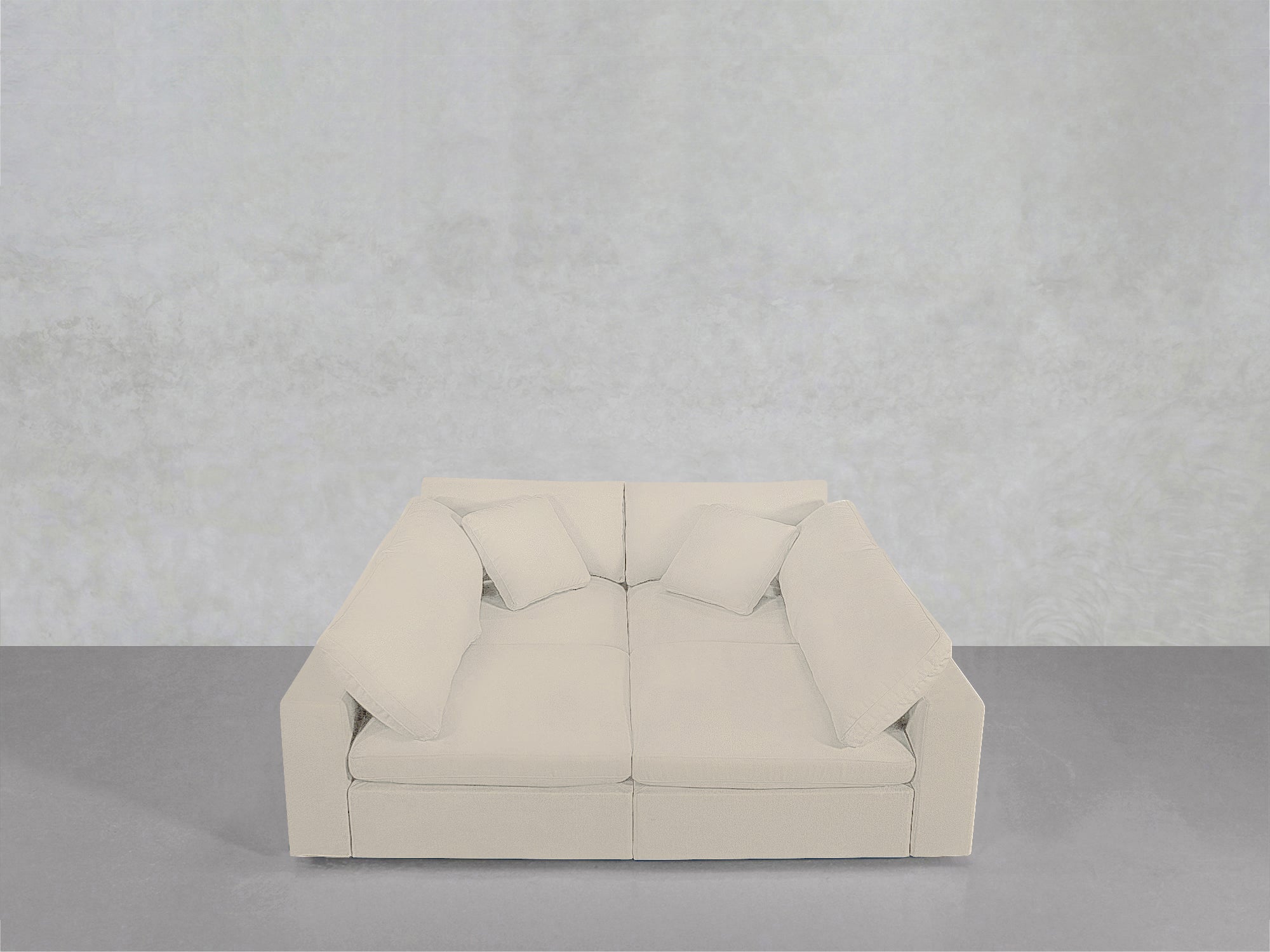 4-Seat Modular Open Corner Sectional