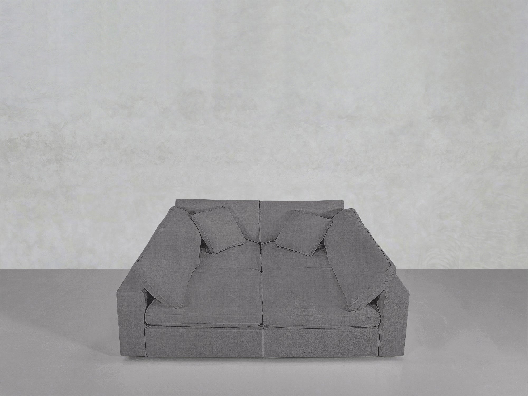 4-Seat Modular Open Corner Sectional