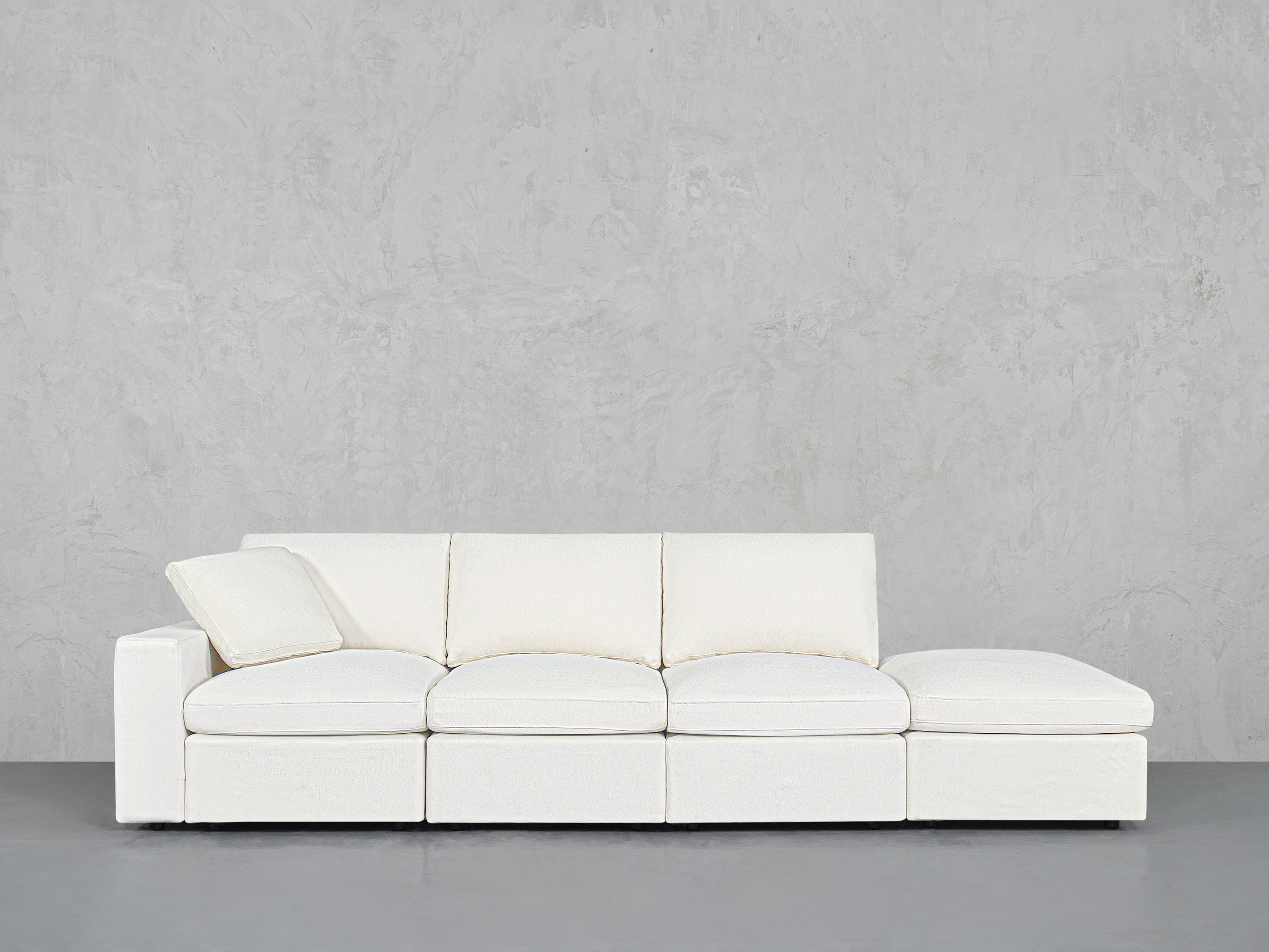 4-Seat Modular Lounger Sofa