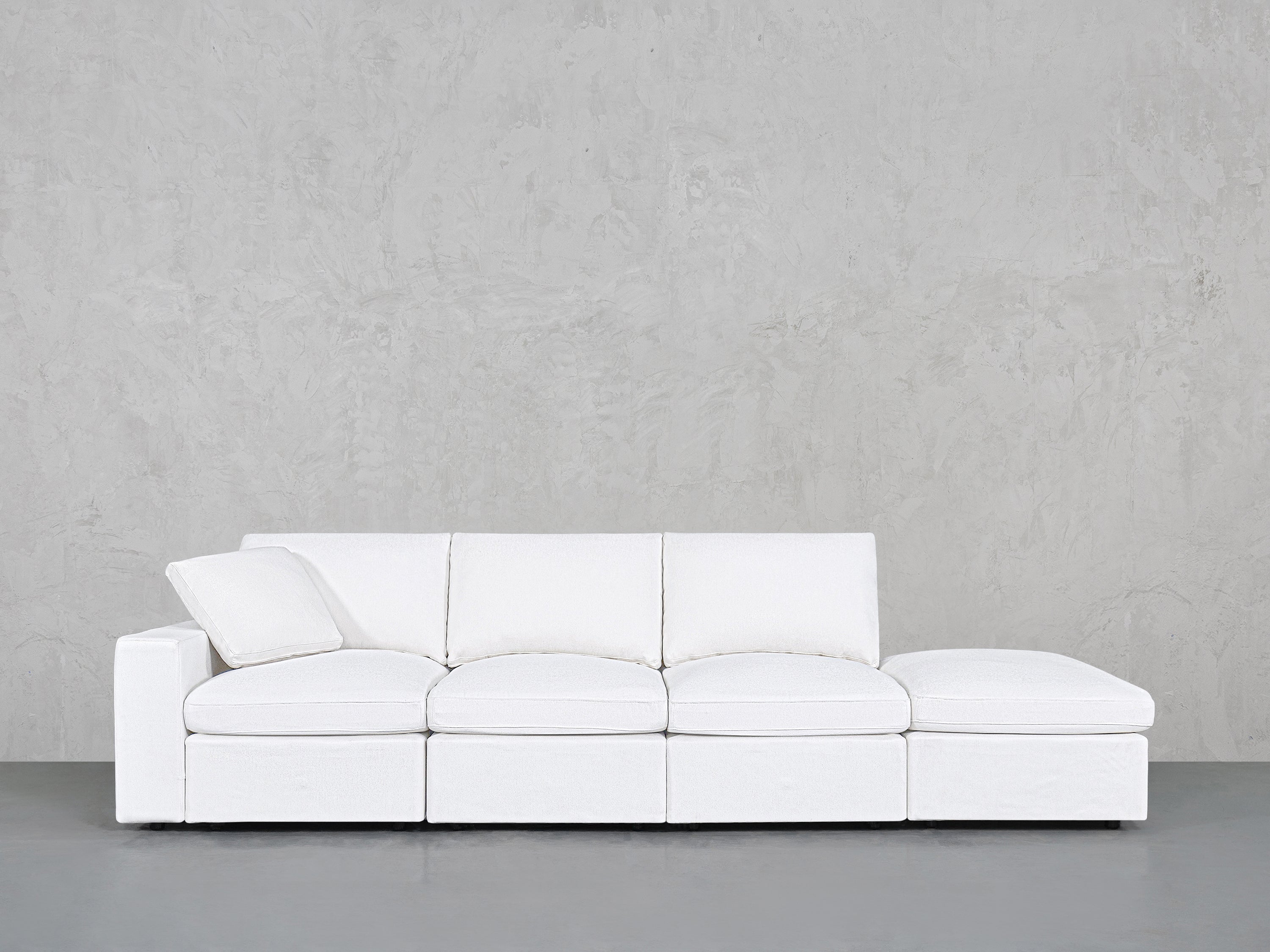 4-Seat Modular Lounger Sofa