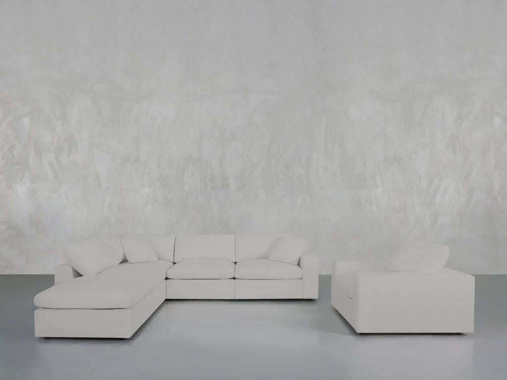 5-1 Sectional & Armchair Set