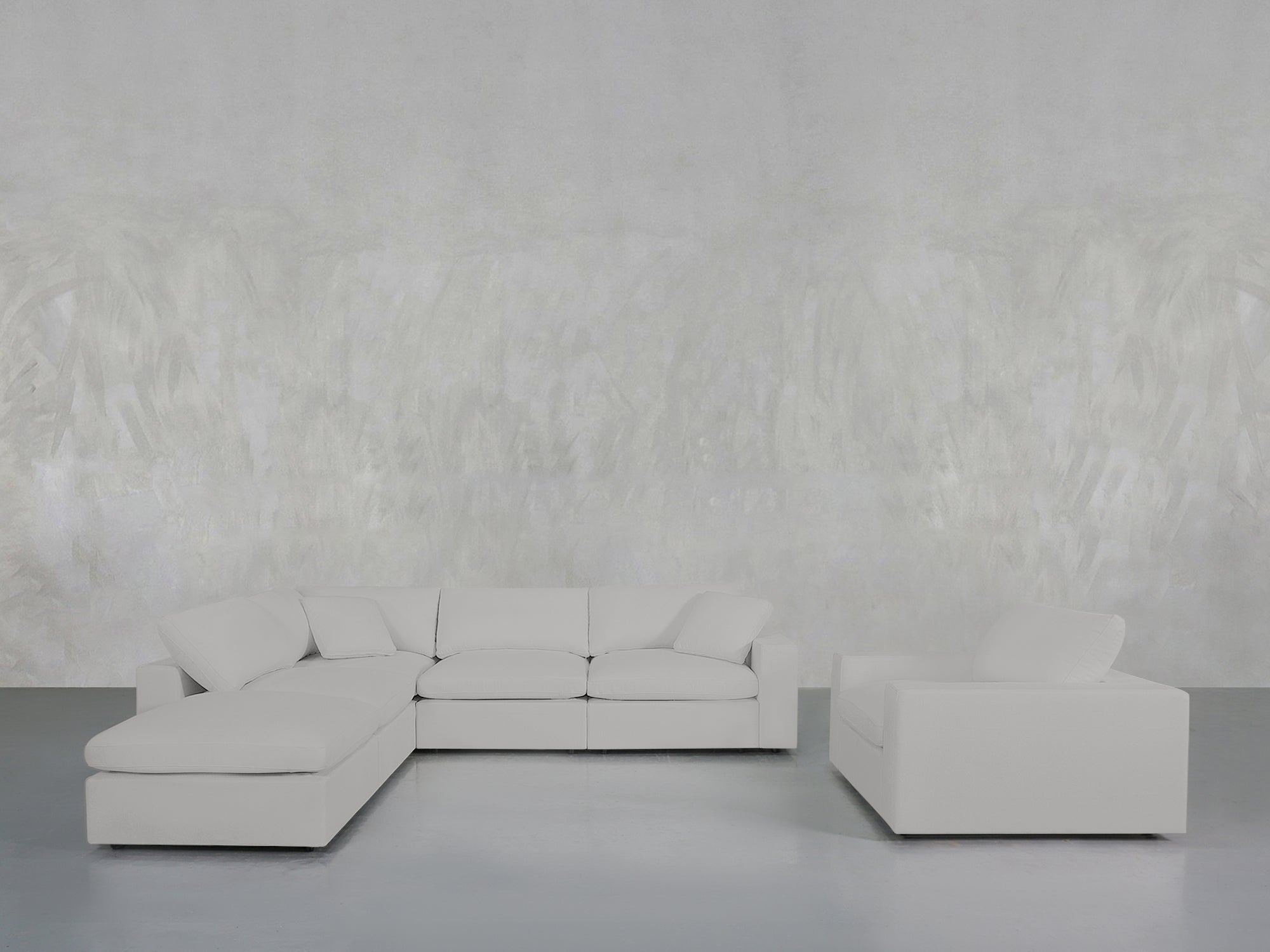 5-1 Sectional & Armchair Set