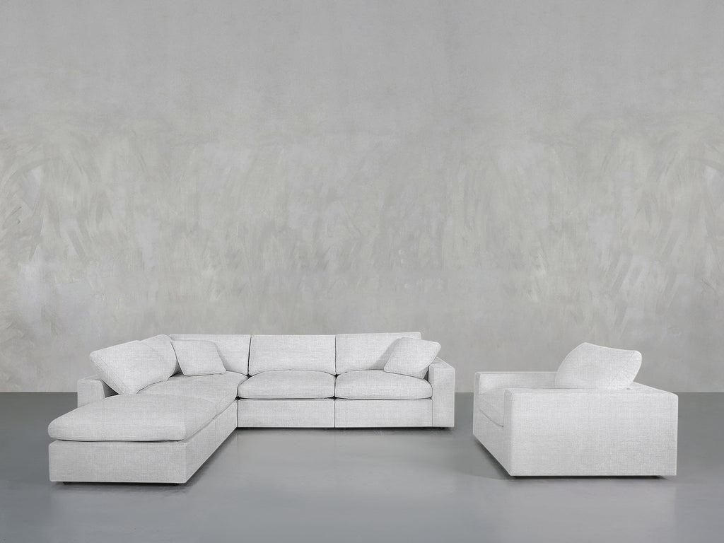 5-1 Sectional & Armchair Set