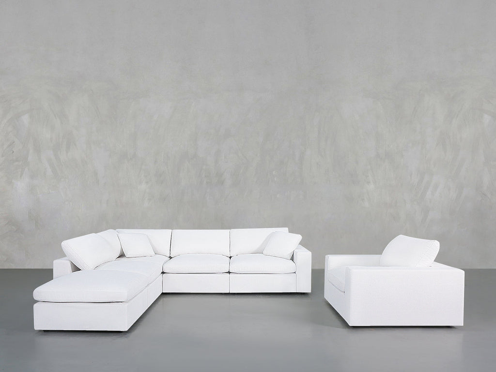 5-1 Sectional & Armchair Set