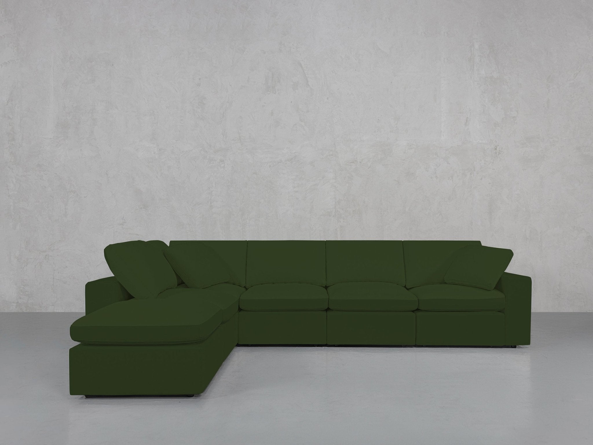 6-Seat Modular Corner Lounger Sectional