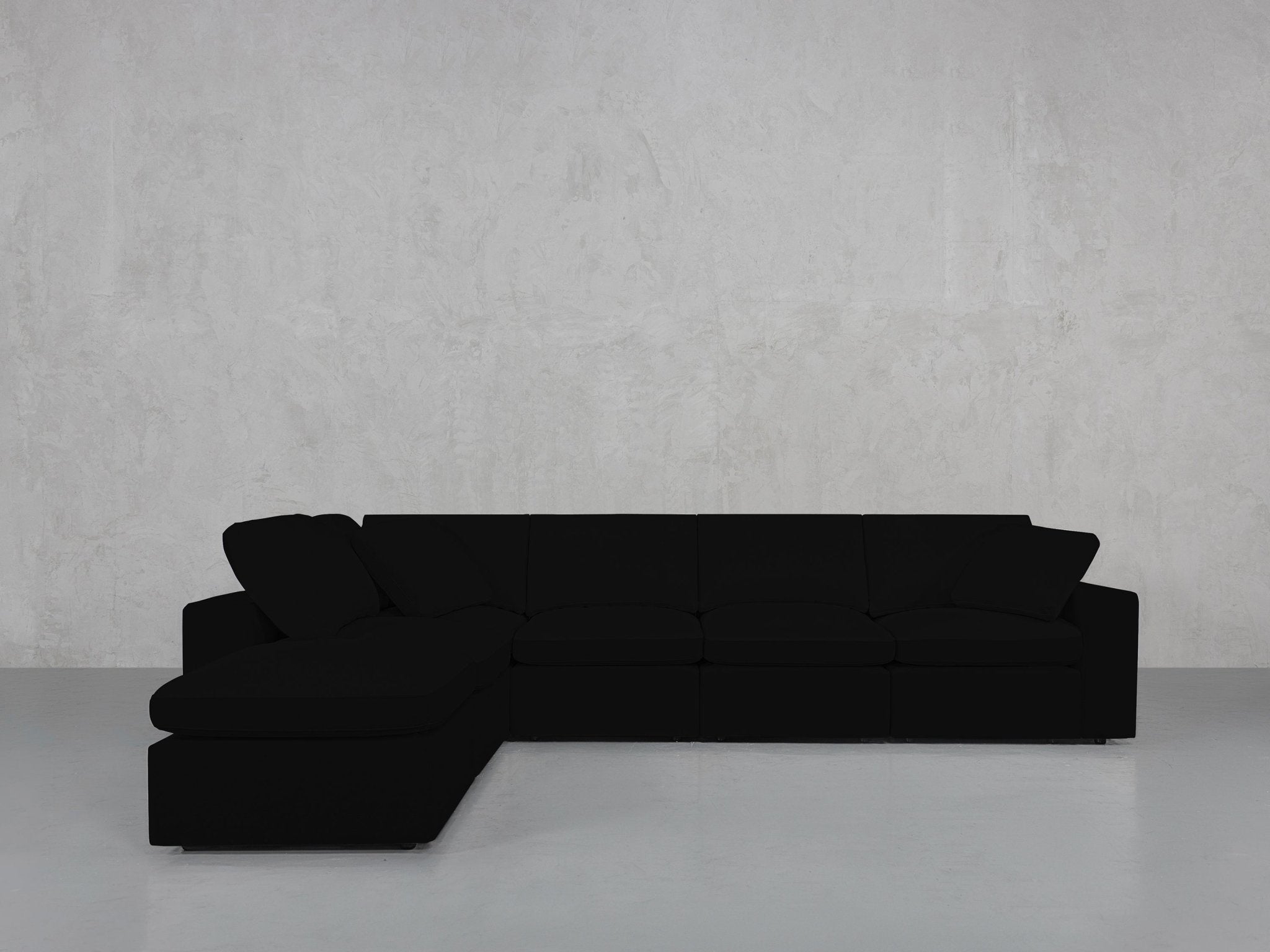 6-Seat Modular Corner Lounger Sectional