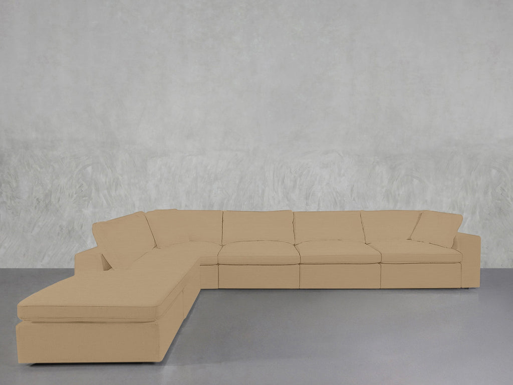 6-Seat Modular Corner Lounger Sectional