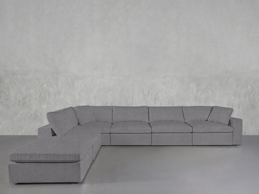 6-Seat Modular Corner Lounger Sectional