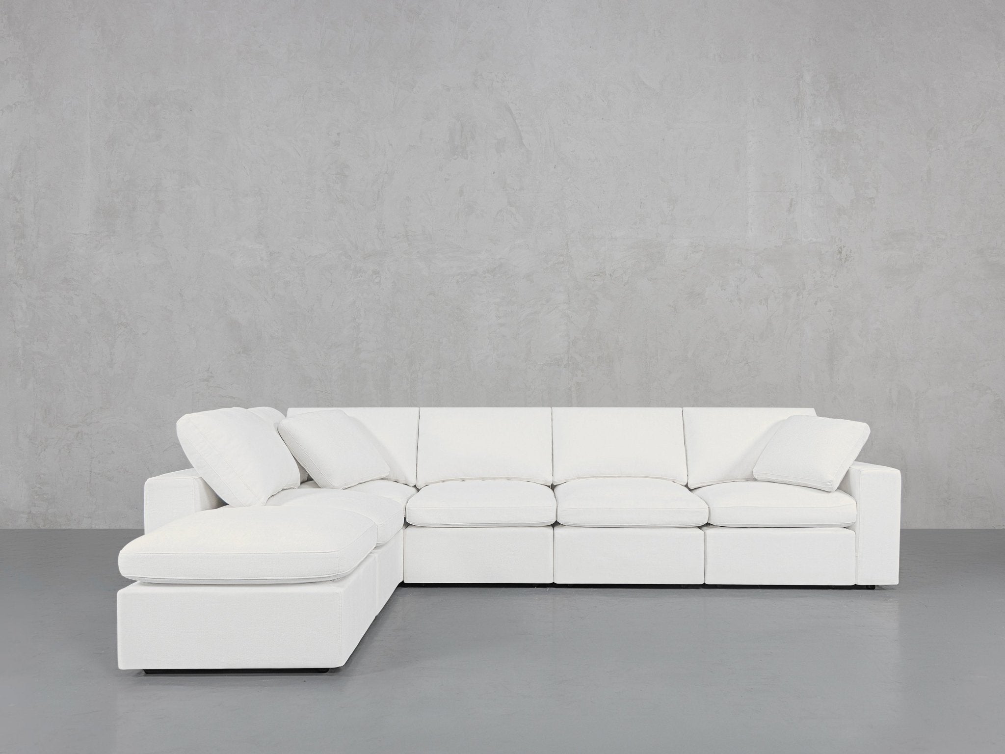 6-Seat Modular Corner Lounger Sectional