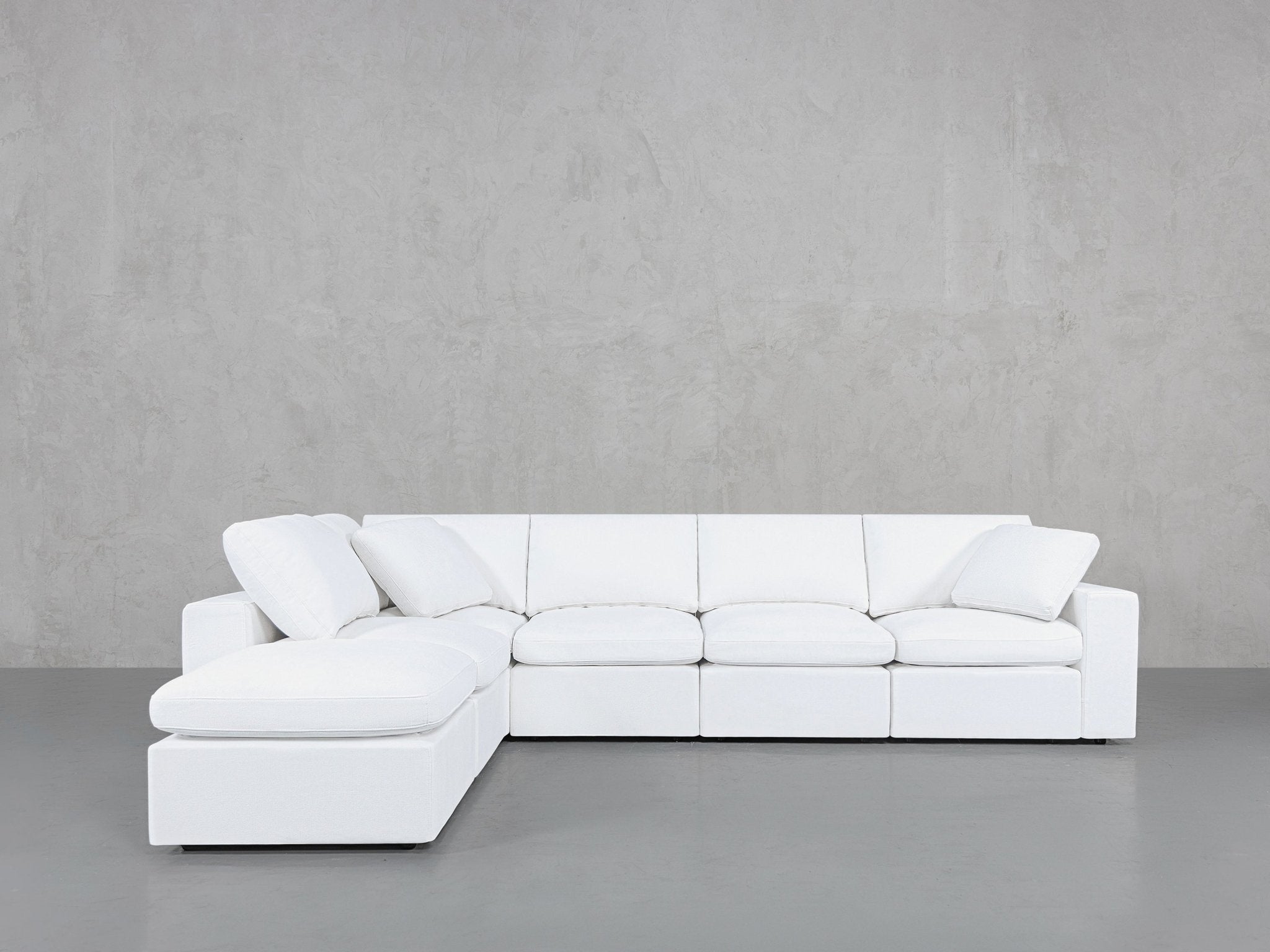 6-Seat Modular Corner Lounger Sectional