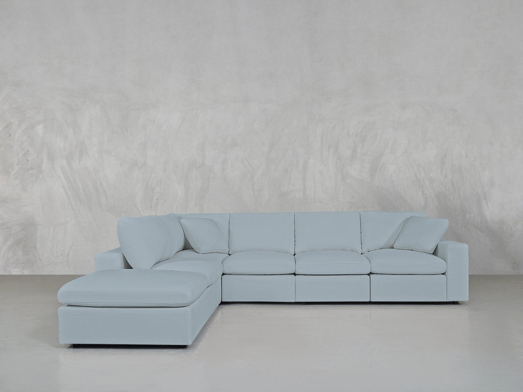 6-Seat Modular Corner Lounger Sectional