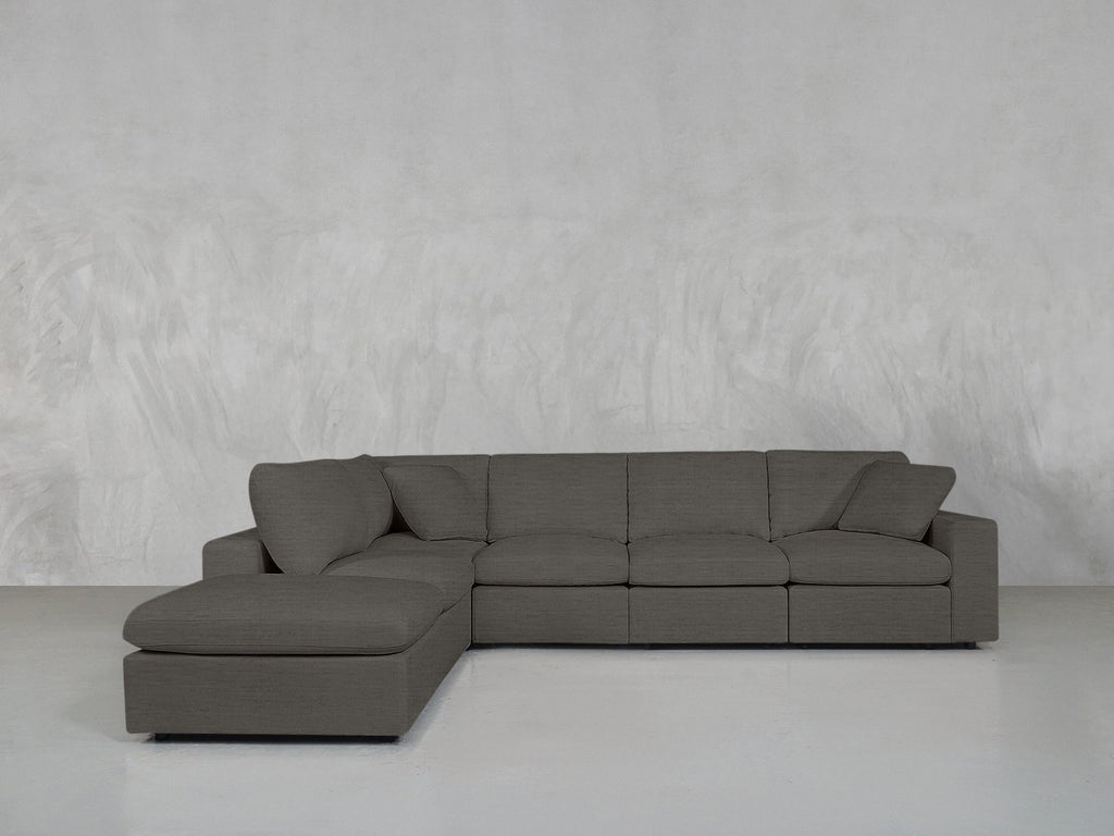 6-Seat Modular Corner Lounger Sectional