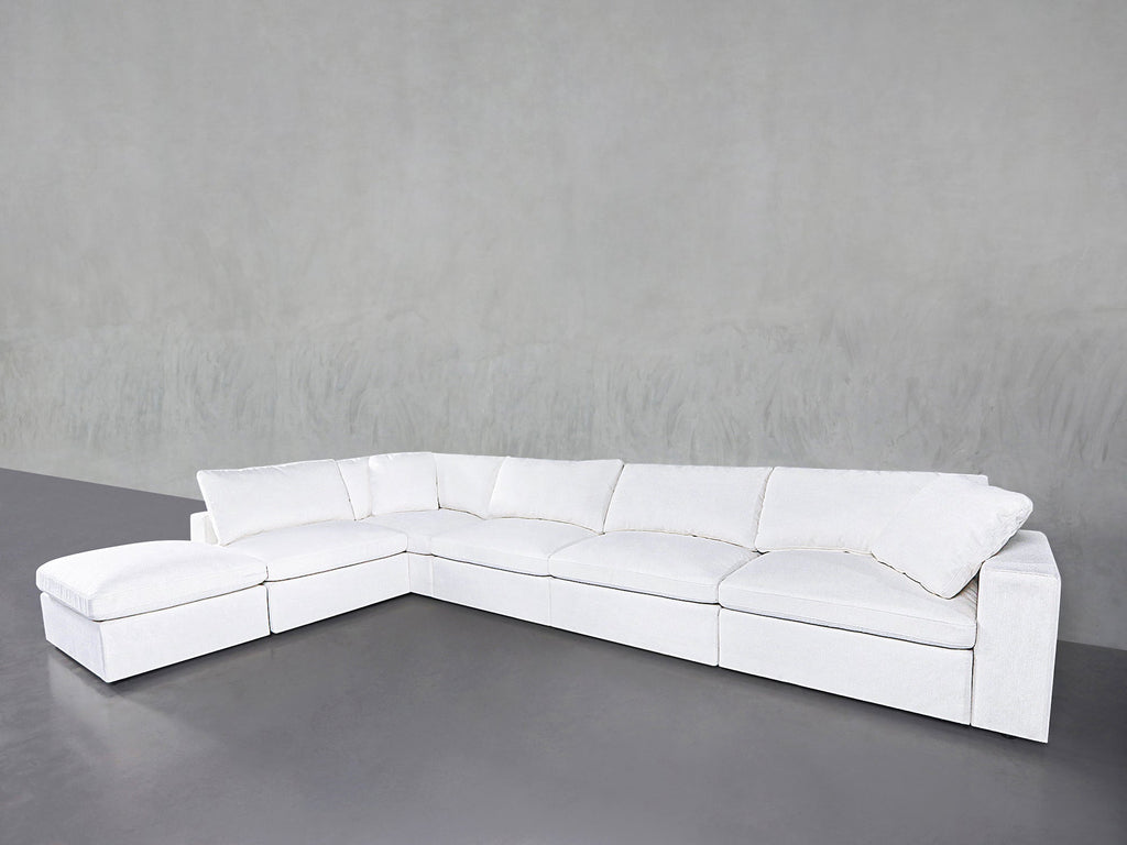 6-Seat Modular Corner Lounger Sectional