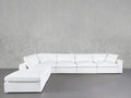 6-Seat Modular Corner Lounger Sectional