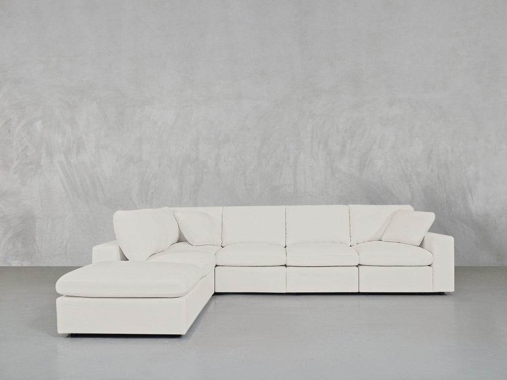 6-Seat Modular Corner Lounger Sectional