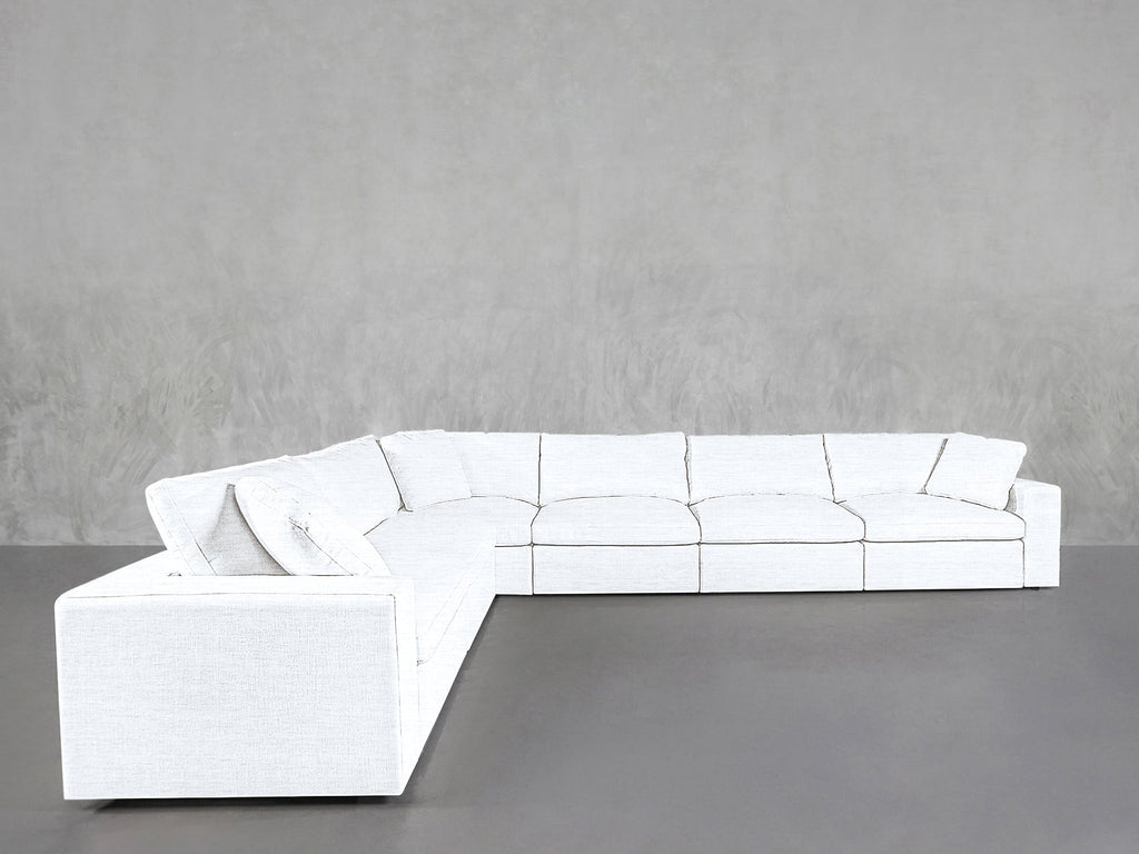 6-Seat Modular Corner Sectional