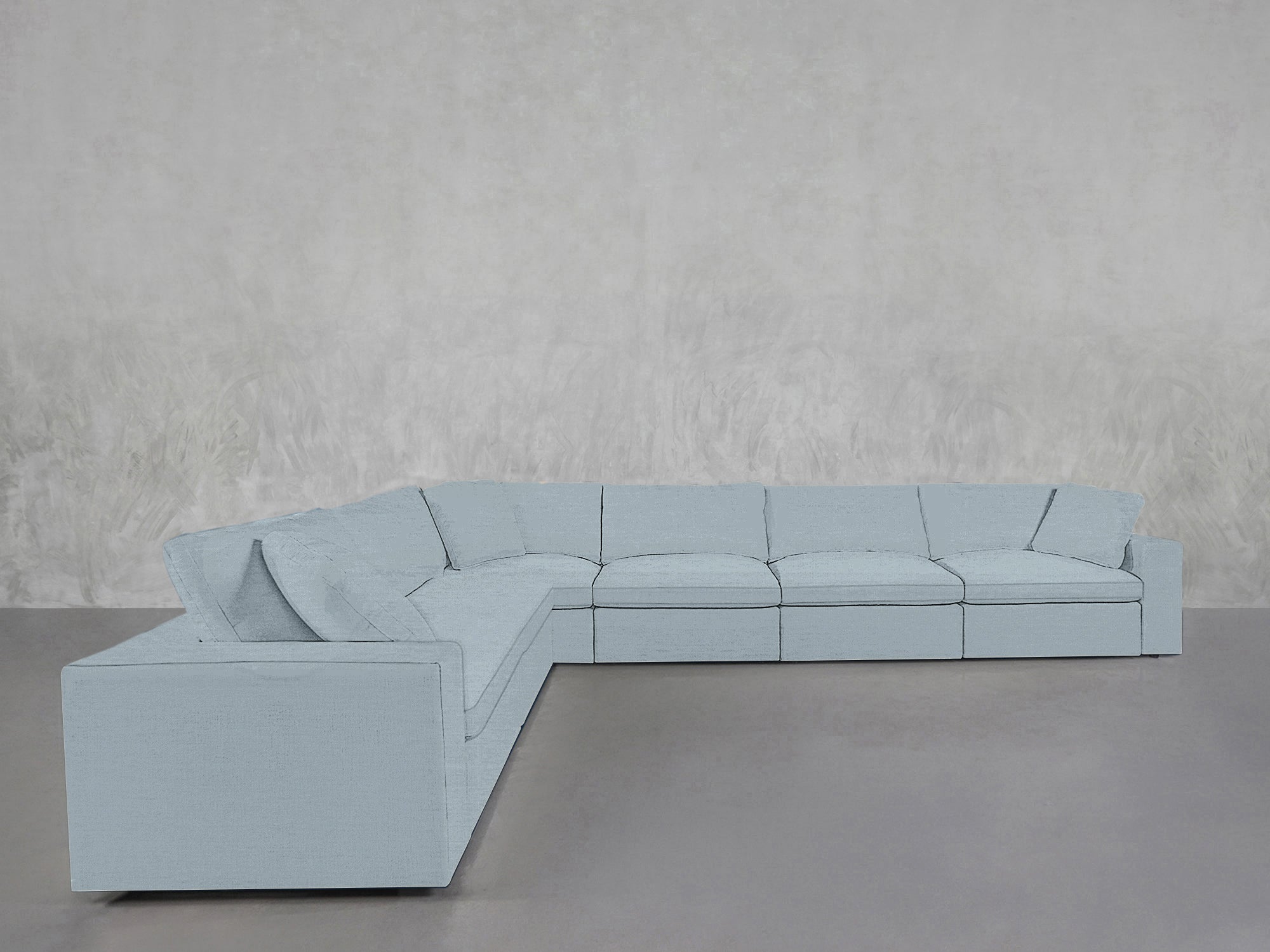 6-Seat Modular Corner Sectional