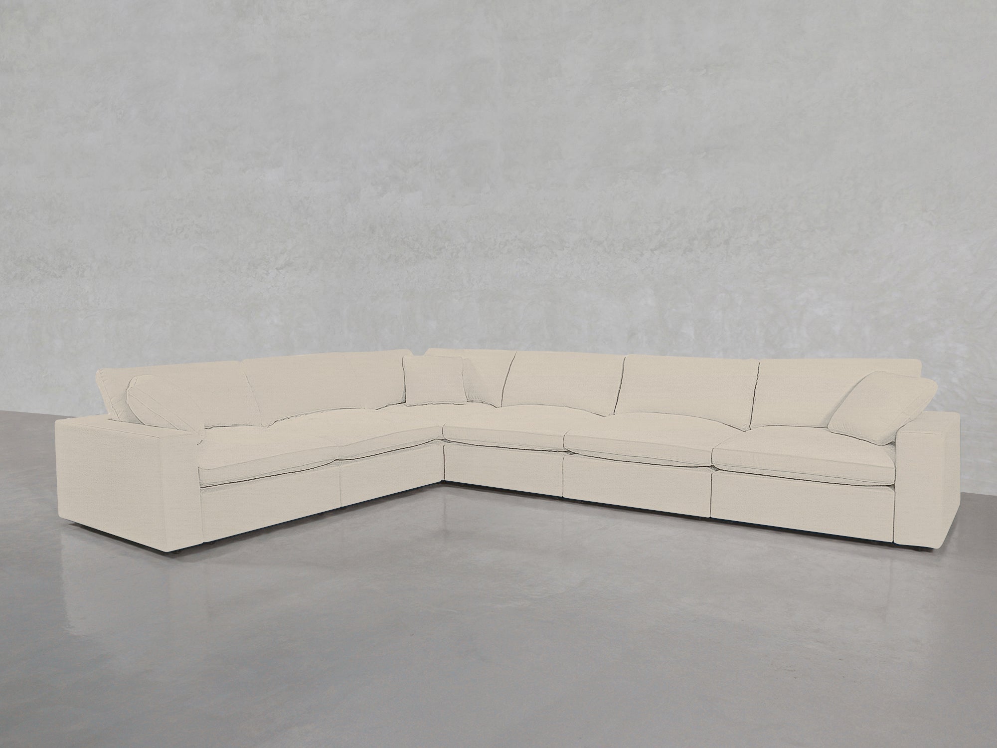 6-Seat Modular Corner Sectional