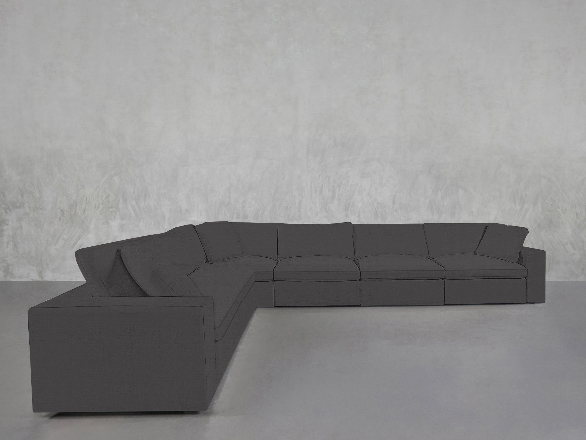 6-Seat Modular Corner Sectional