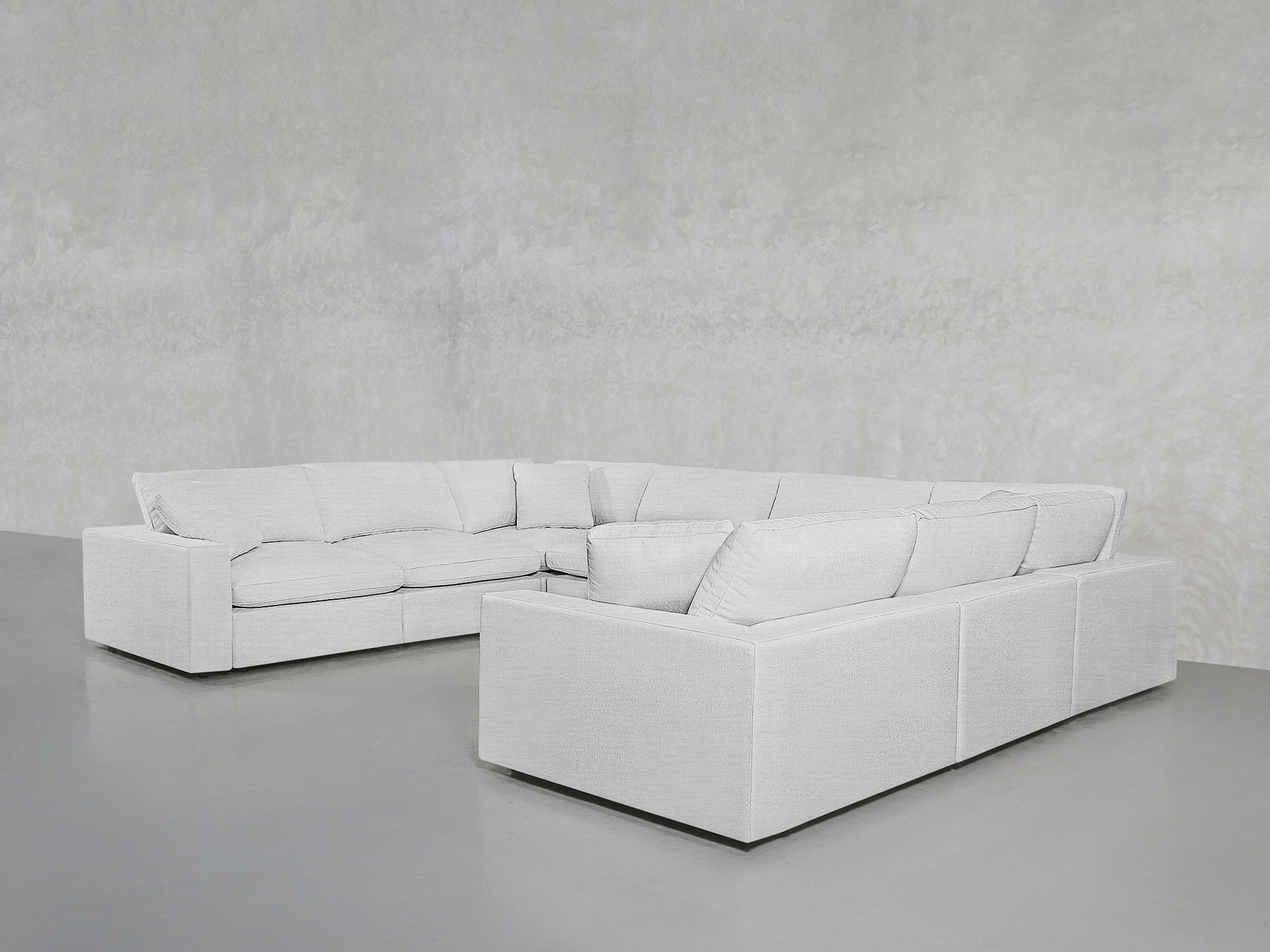 8-Seat Modular U-Sectional