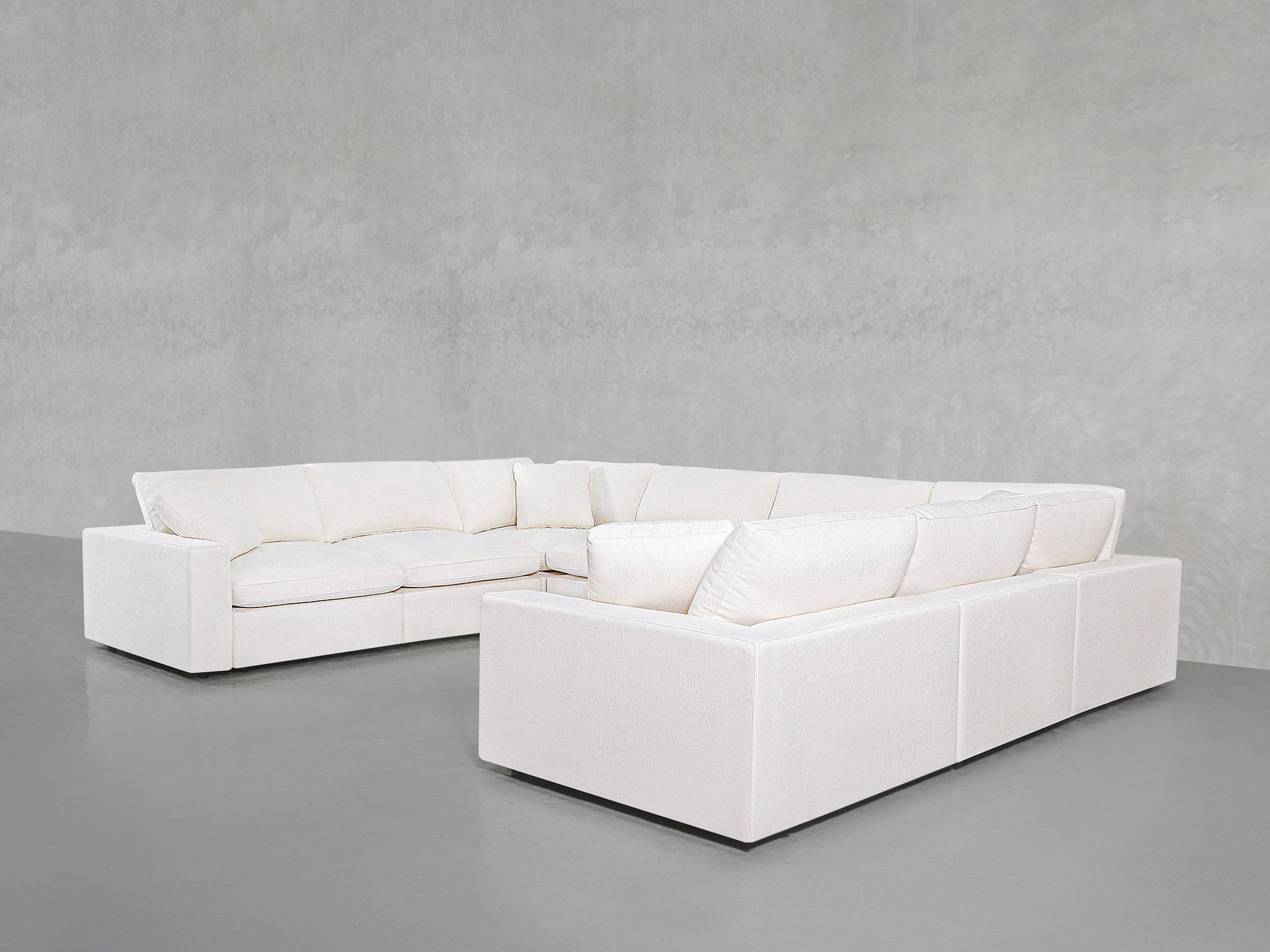 8-Seat Modular U-Sectional