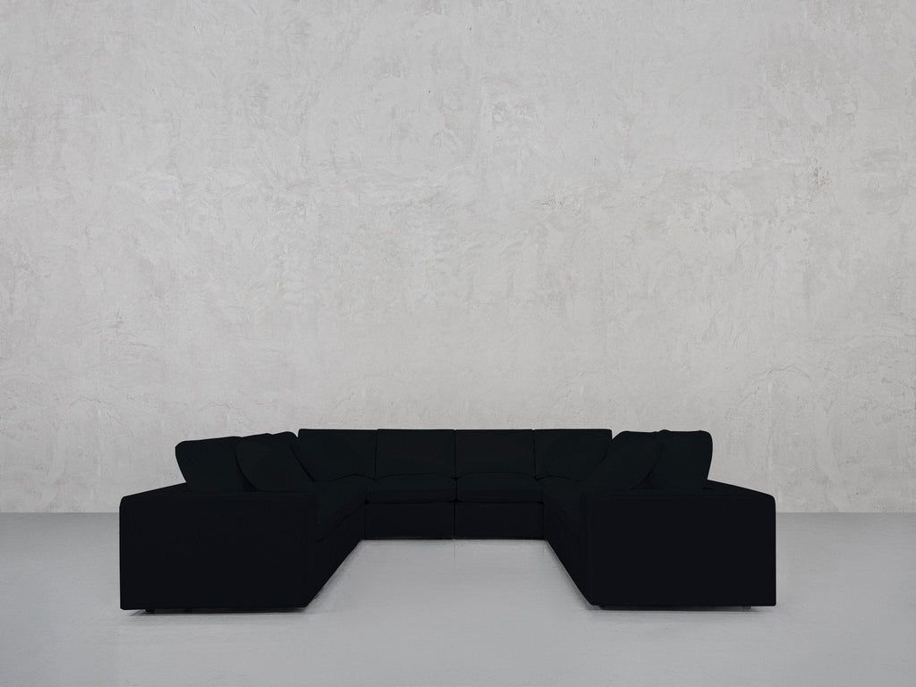 8-Seat Modular U-Sectional