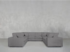 8-Seat Modular U-Sectional