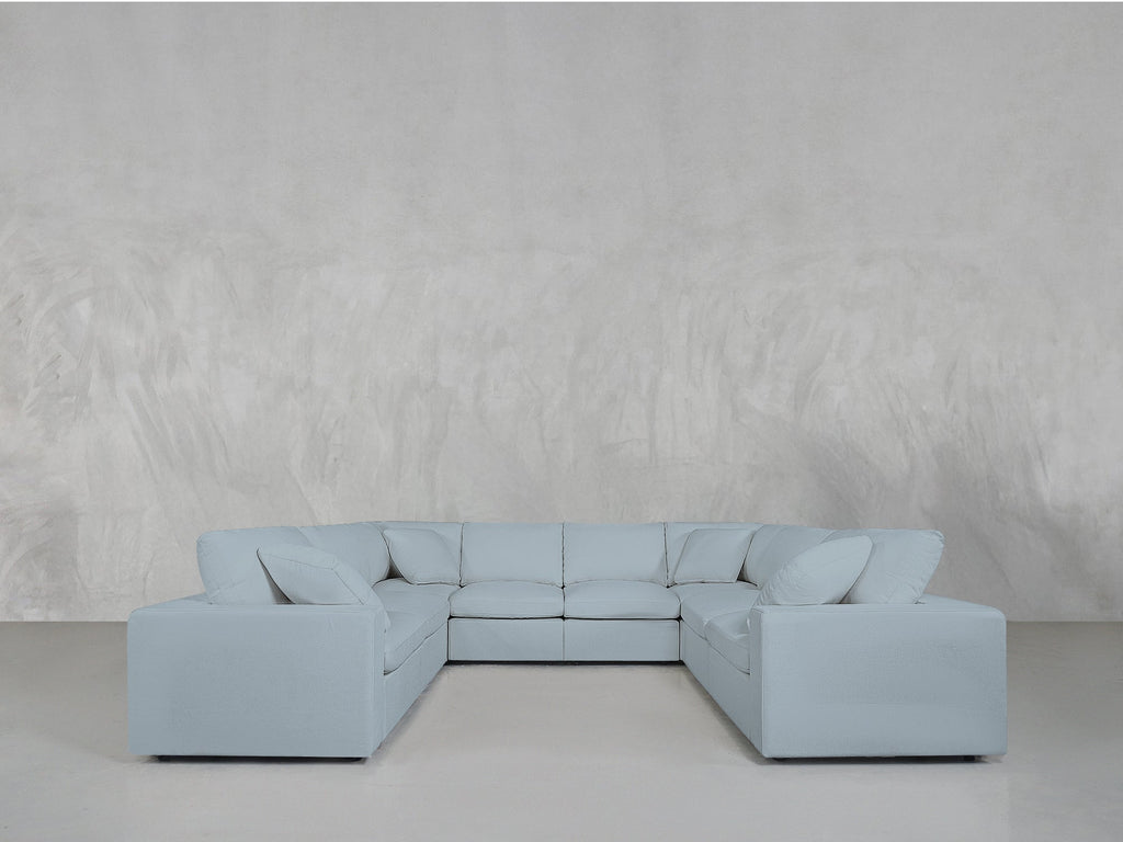 8-Seat Modular U-Sectional