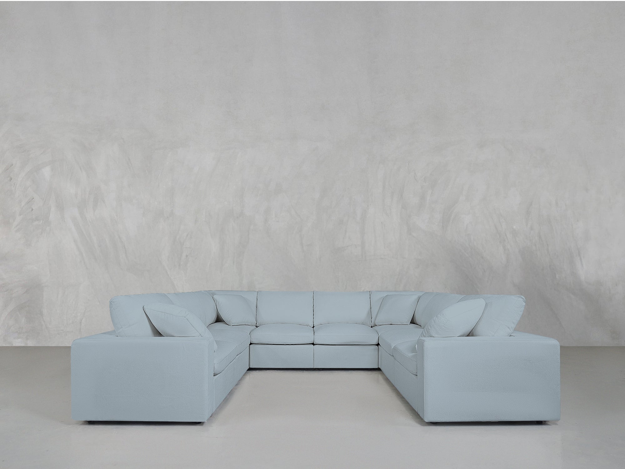 8-Seat Modular U-Sectional