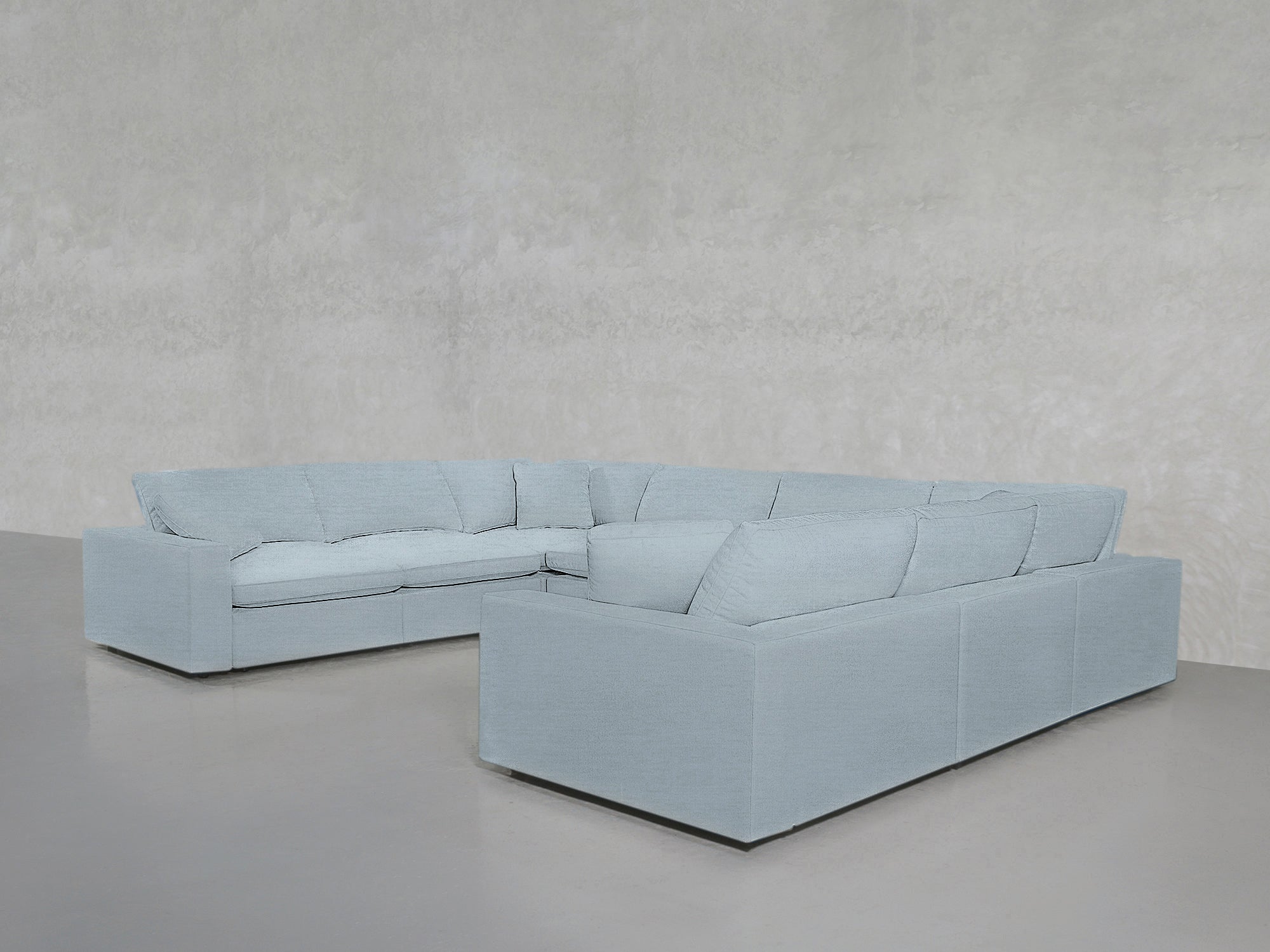 8-Seat Modular U-Sectional