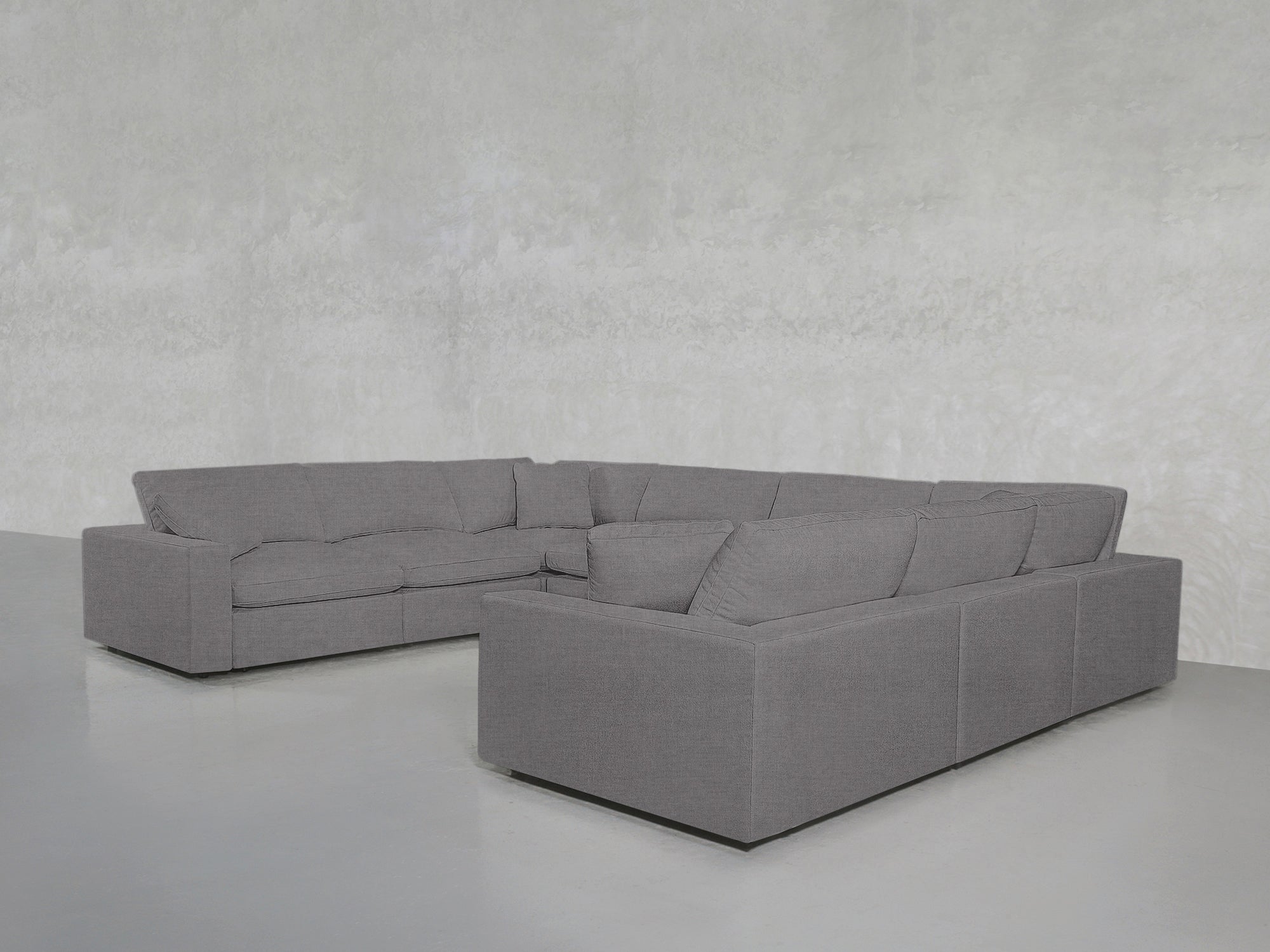8-Seat Modular U-Sectional