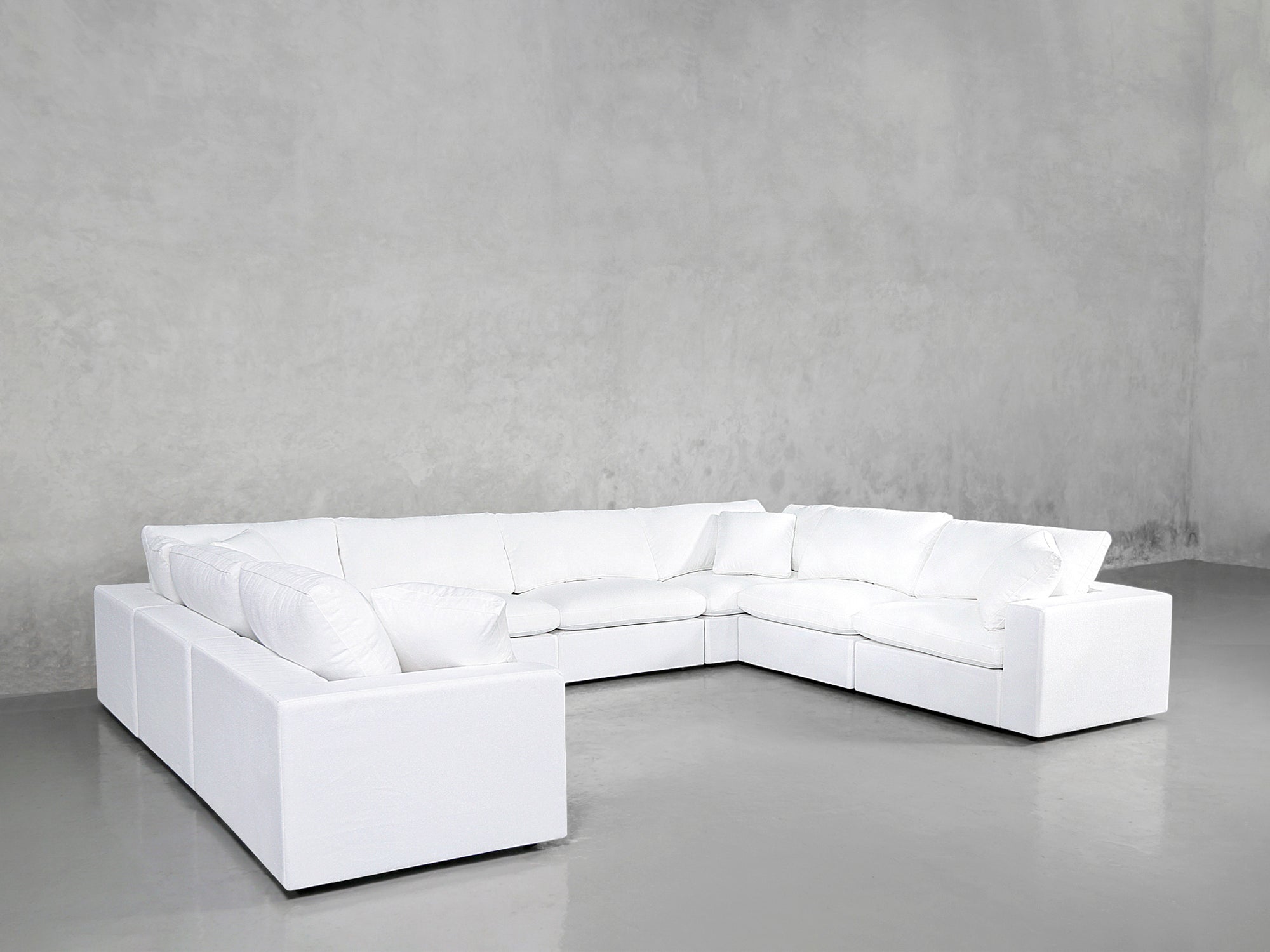8-Seat Modular U-Sectional