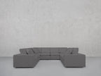 8-Seat Modular U-Sectional