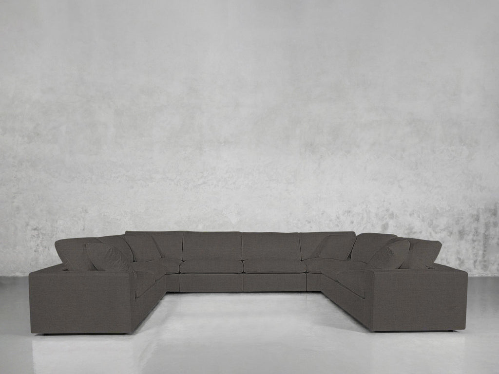 8-Seat Modular U-Sectional