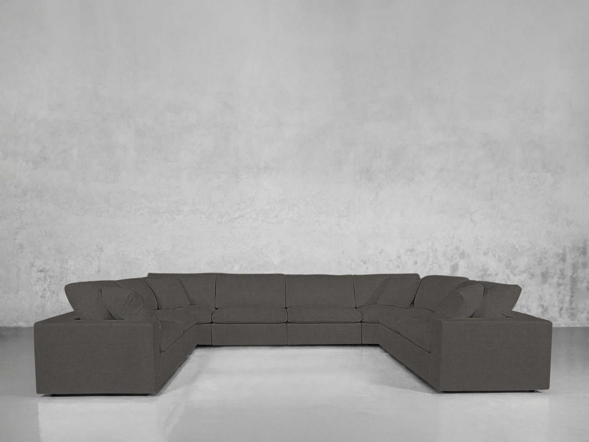 8-Seat Modular U-Sectional