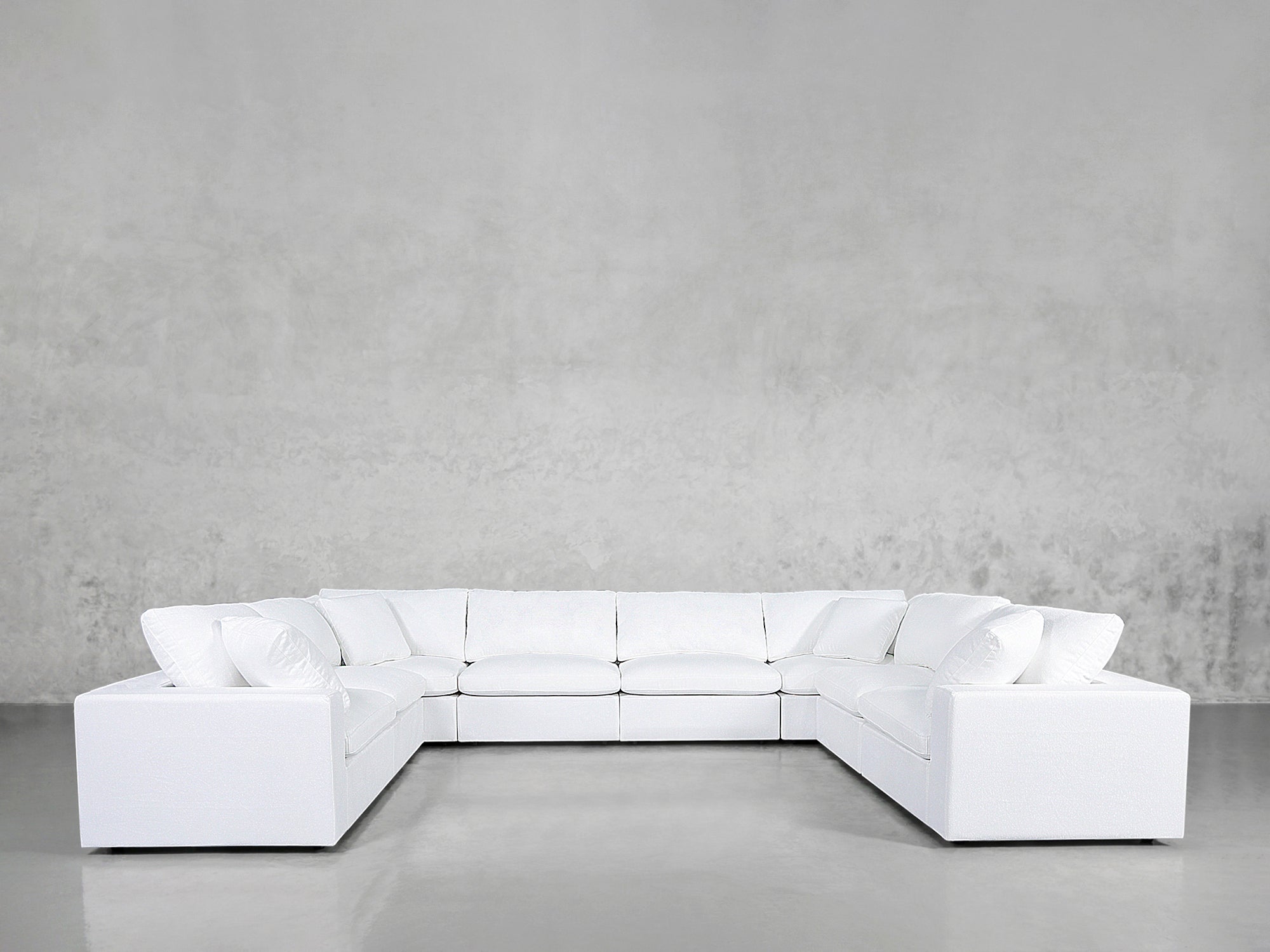 8-Seat Modular U-Sectional