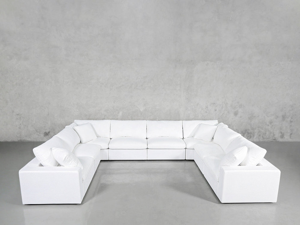 8-Seat Modular U-Sectional