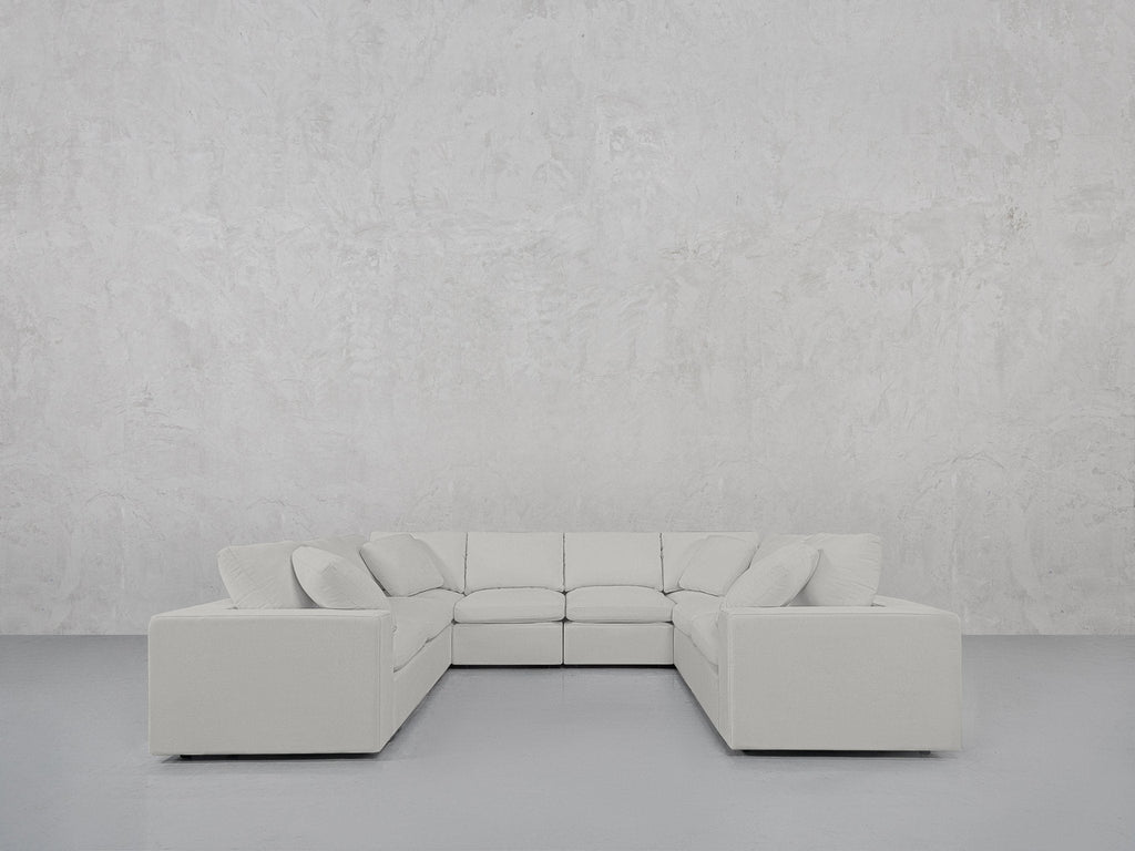 8-Seat Modular U-Sectional