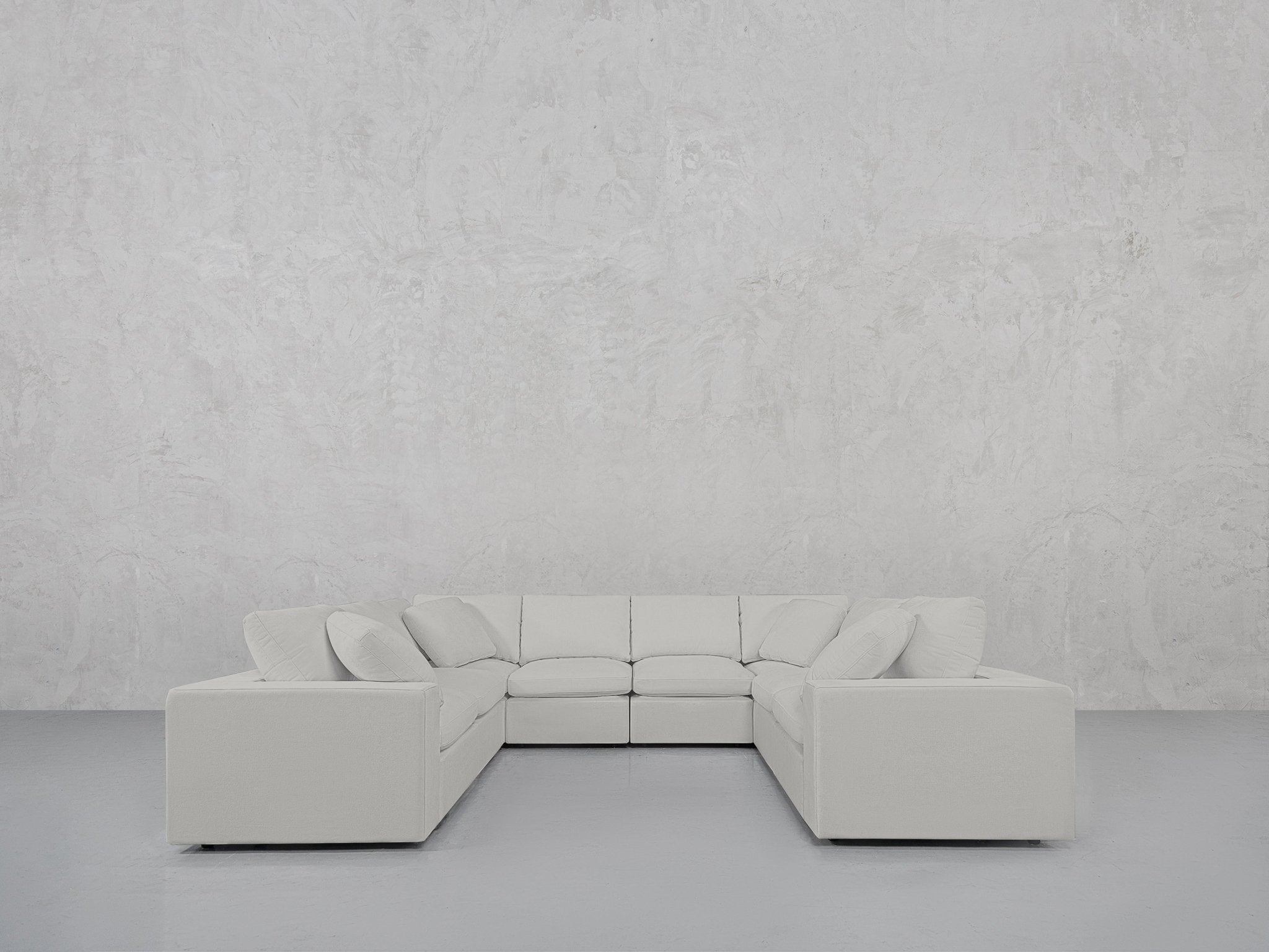 8-Seat Modular U-Sectional