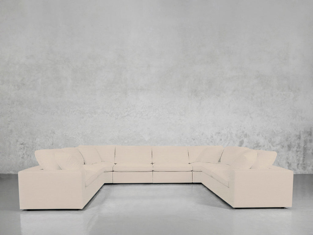 8-Seat Modular U-Sectional