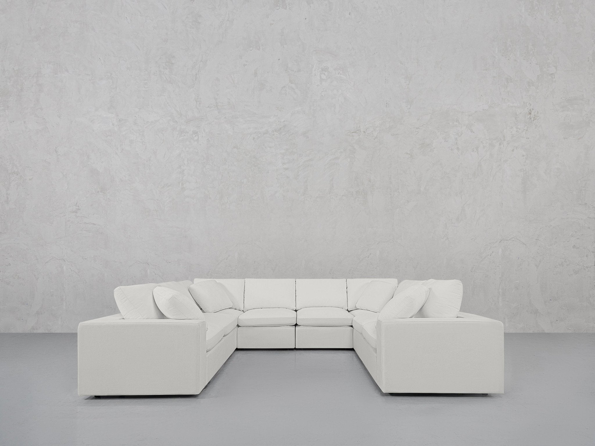 8-Seat Modular U-Sectional