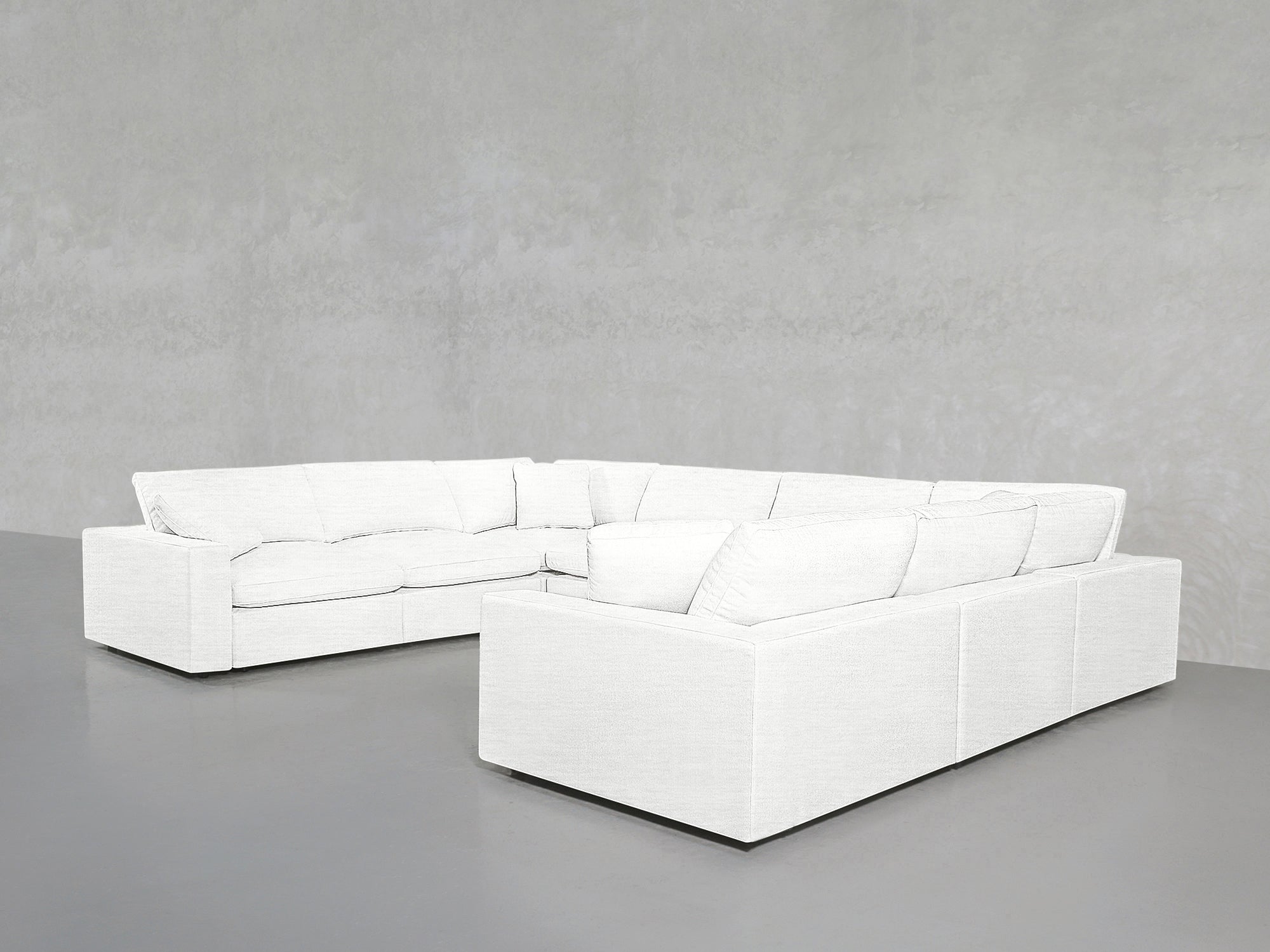 8-Seat Modular U-Sectional