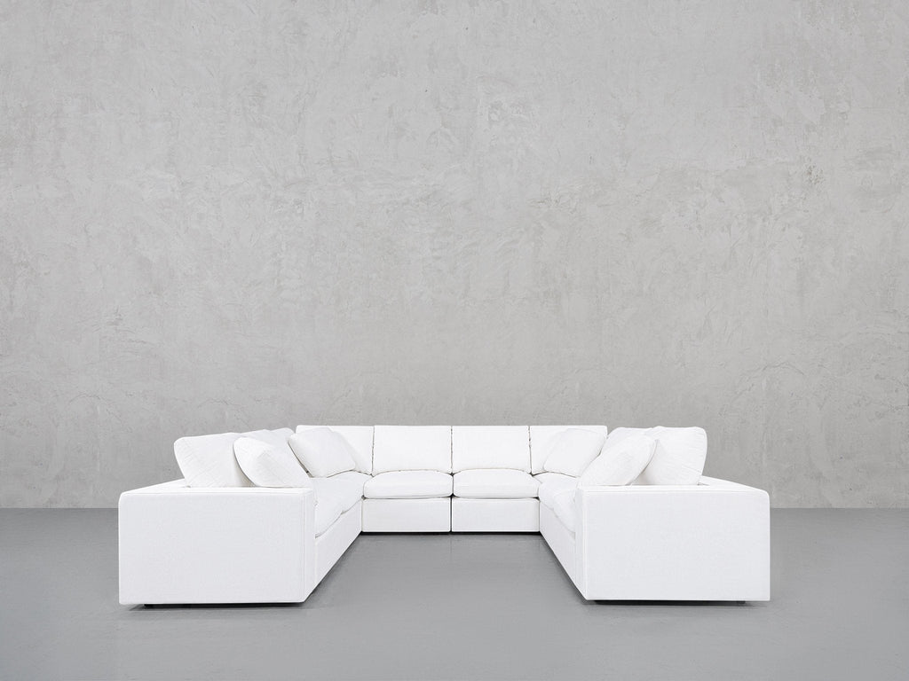 8-Seat Modular U-Sectional