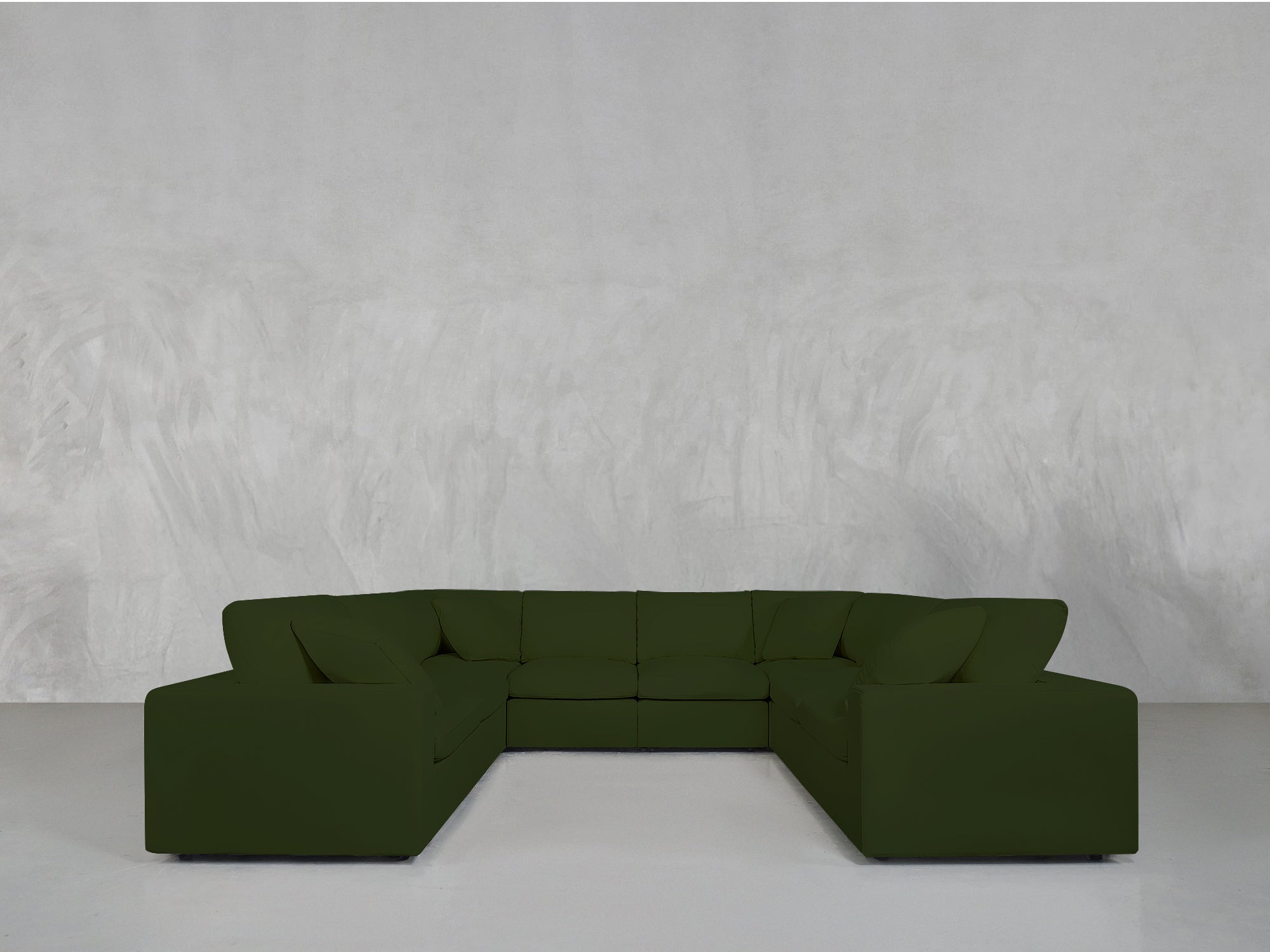 8-Seat Modular U-Sectional