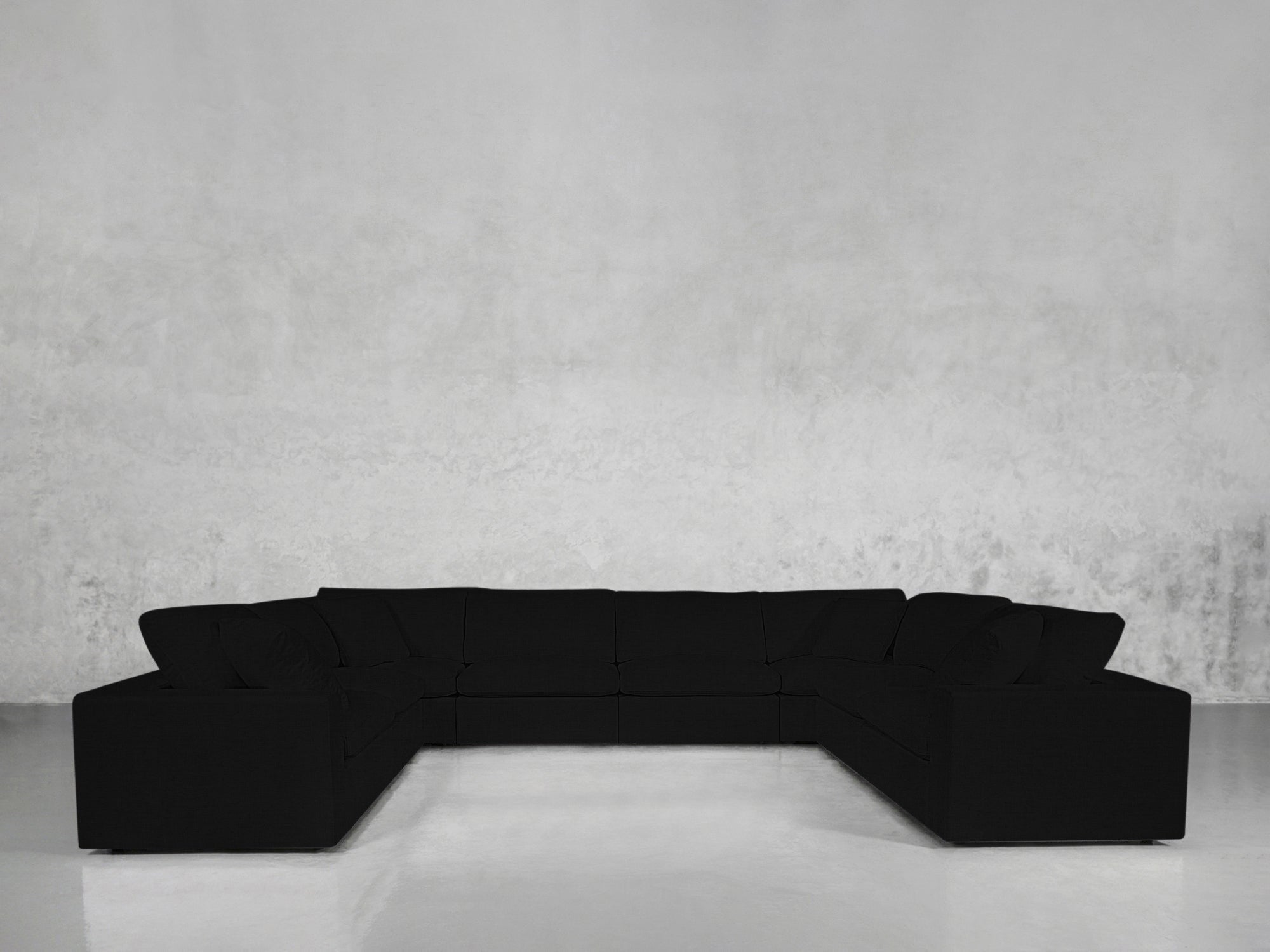 8-Seat Modular U-Sectional