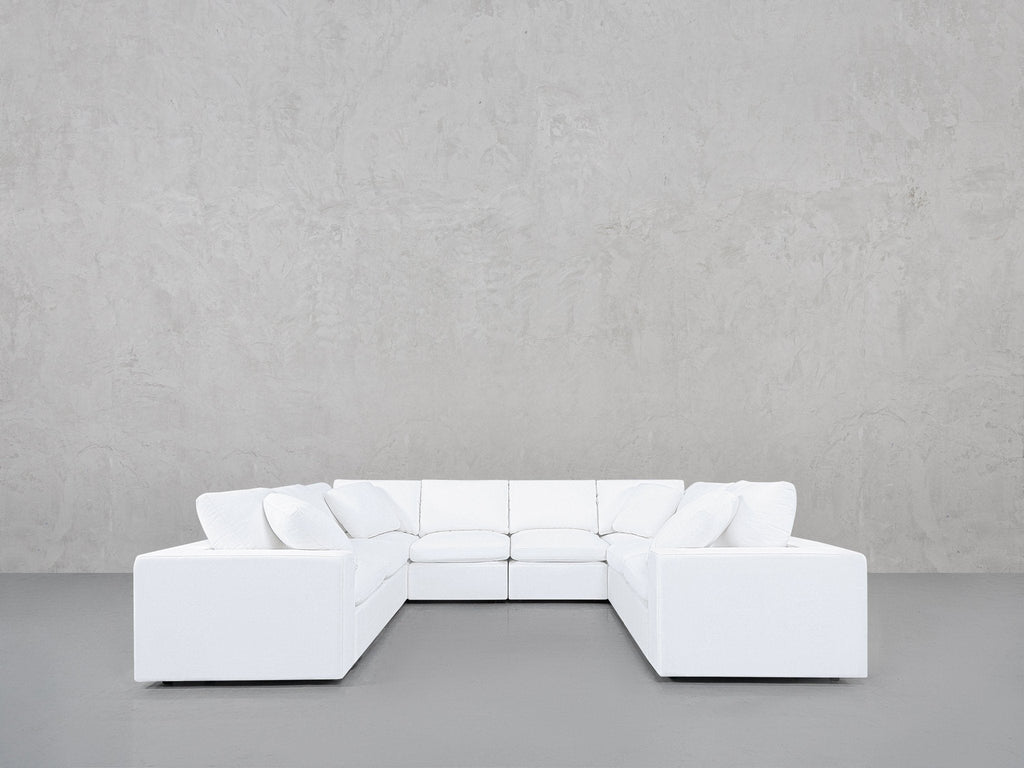 8-Seat Modular U-Sectional