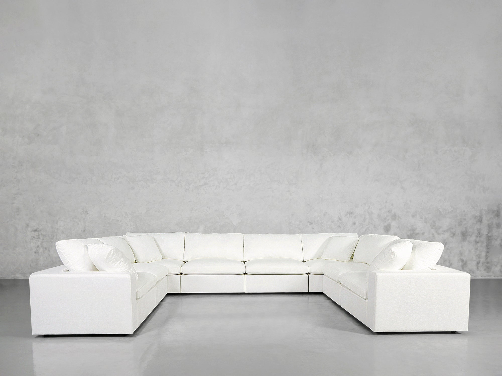 8-Seat Modular U-Sectional