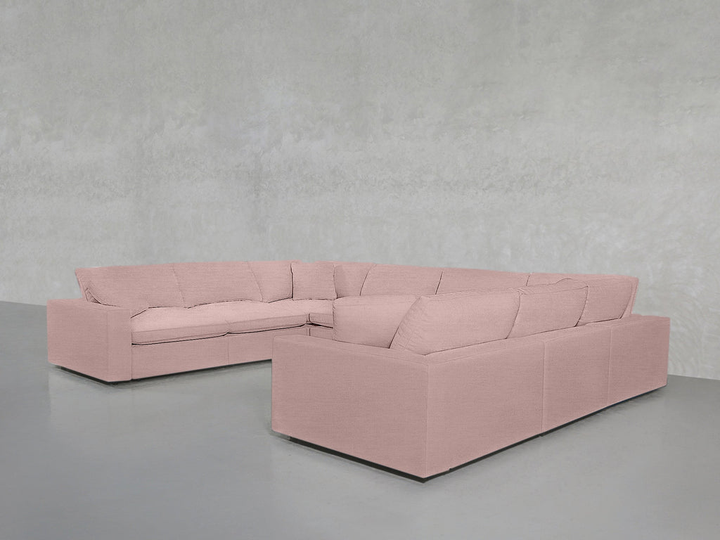 8-Seat Modular U-Sectional