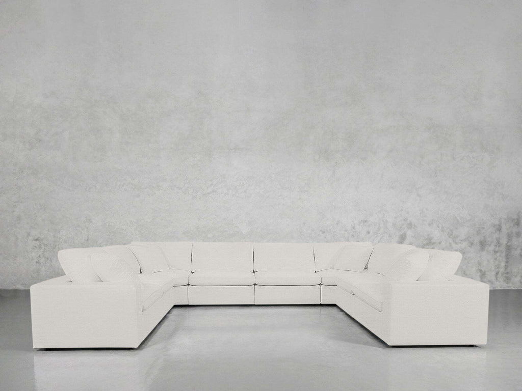 8-Seat Modular U-Sectional