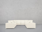 8-Seat Modular U-Sectional
